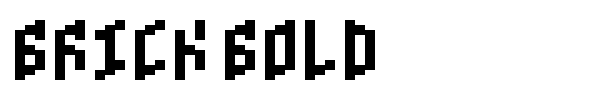 Brick Bold font preview